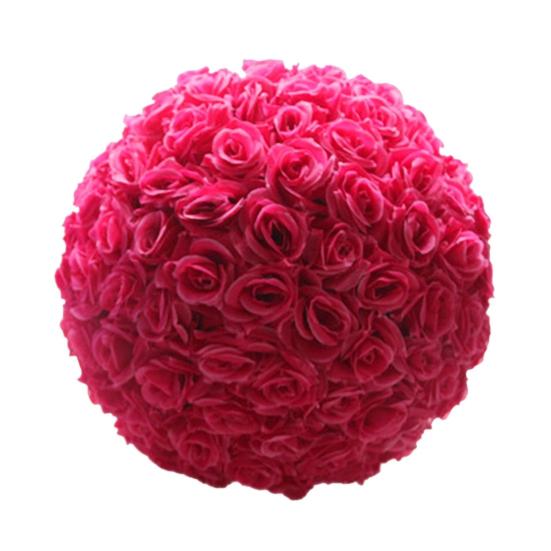 Falske roser ball Plastblomster ball Kunstige roser som ikke falmer for babyshower bryllupsdekorasjon