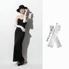 White Wedding Bridal Gloves Lace Long Finger Mittens Retro Satin Long Gloves  Women