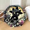 Enchanted Witch Cat Umbrella: A Magical Companion for Outdoor Adventures - Auto-Opening & Closing, Lightweight and Durable