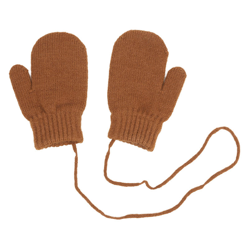 Baby Winter Outdoor Gloves Candy Color Halter Kids Mittens For Children Girls Boys Accessories Warm Knitted Kids Gloves 1-4Y