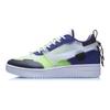 Li Ning CF Antidérapantes Amortissantes Basse Tige Chaussures de Skateboard Homme Blanc Bleu AGCP293-3
