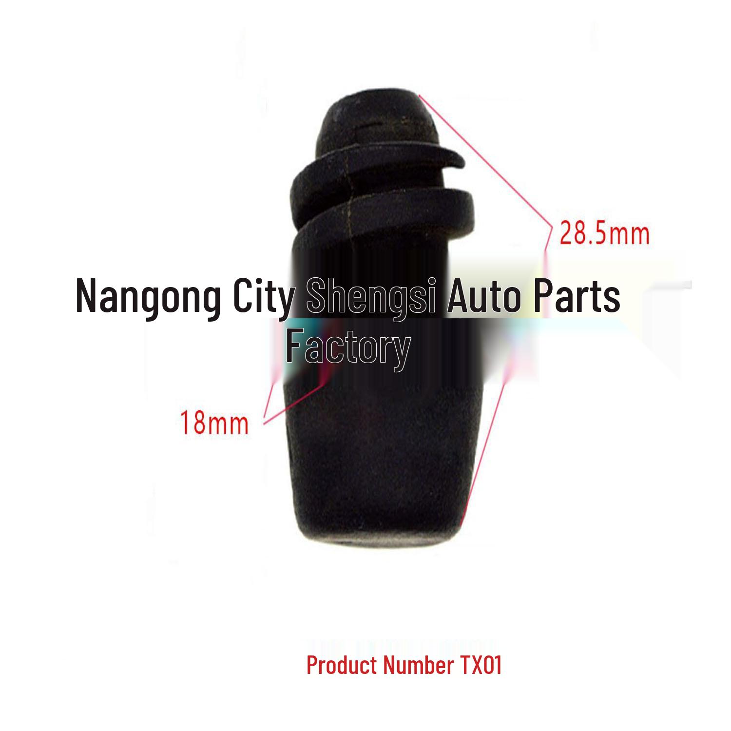 

Car Hood Trim Buffer Rubber Clip for Soundproof Lining Installation 1000