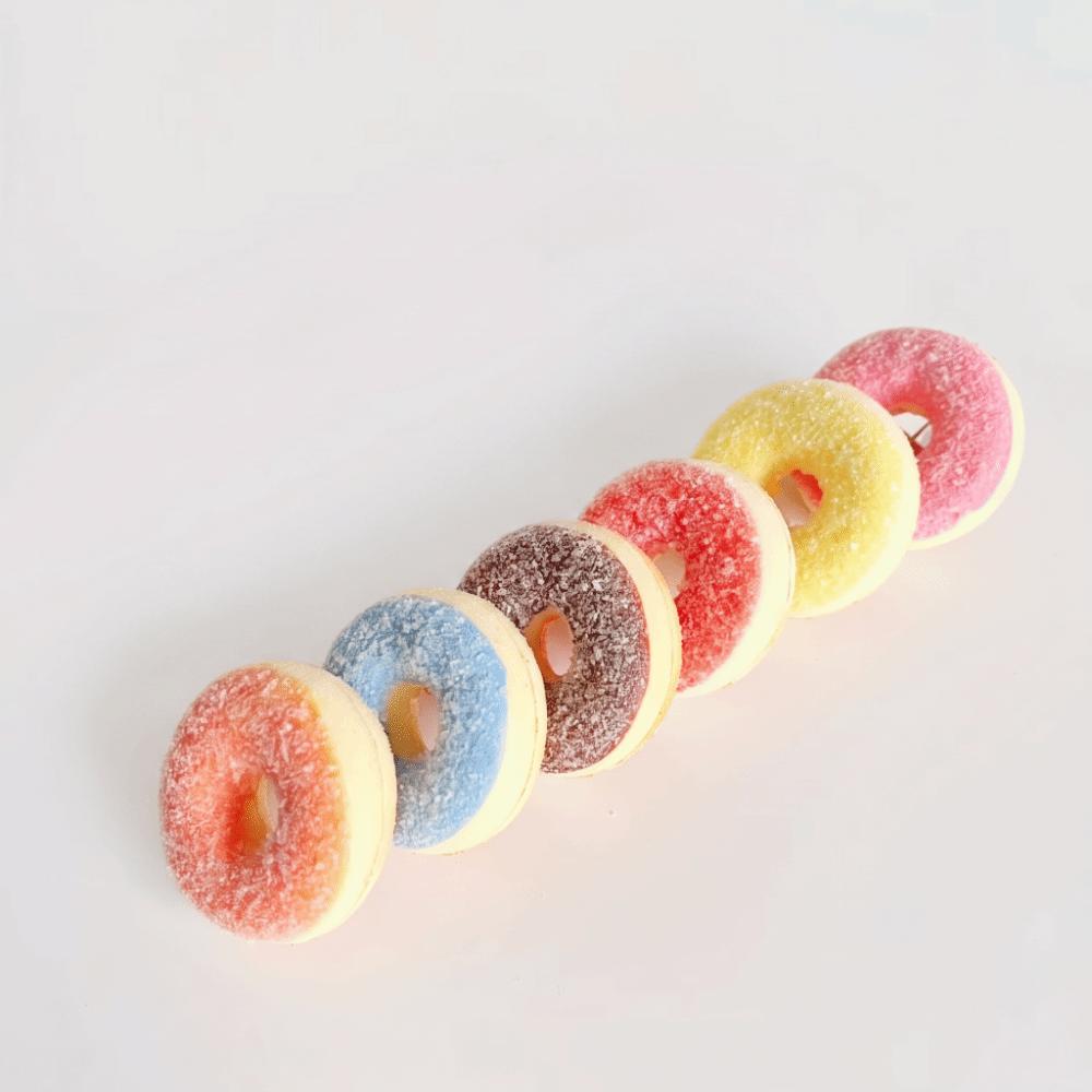 PU Donut Donut Bread Squeeze Toy Soft Artificial Donut Squishy Toy Photography Props 1pc 5cm Dnt-PowSpr