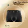 FIRS [Mulberry Silk Antibacterial] Pure Cotton Men's Underwear, Loose-Fitting Boxer Briefs, Large Size Breathable Boxer Shorts
