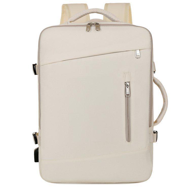 Expandable Backpack with Wet/Dry Separation for Business Trips and Outdoor Commutes
