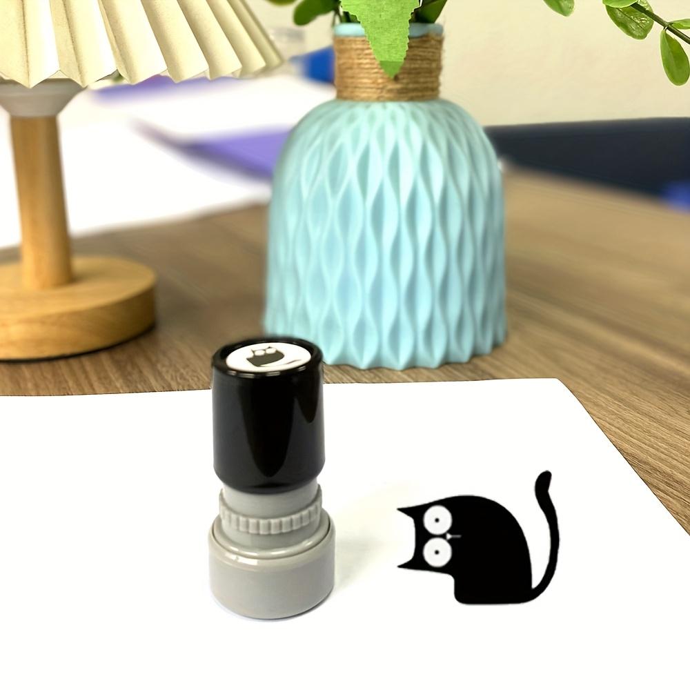 

Штамп-пуансон «Маленький черный кот» от Black Cat Stamps, знак «Вход», штамп «Учитель поощряет», офисные принадлежности, удачливый черный кот с домашним заданием