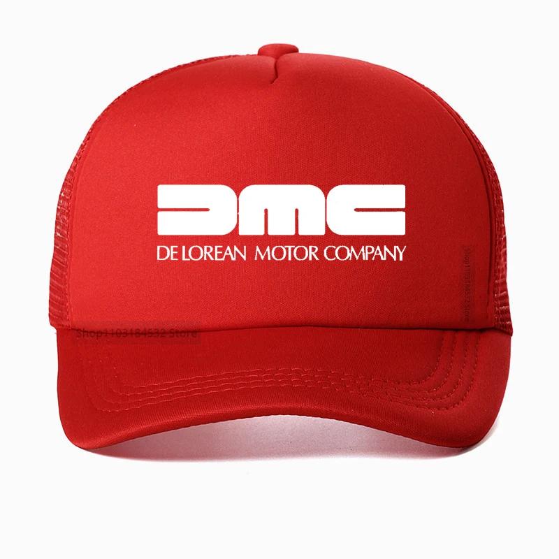 Delorean Motor Company Baseball Cap Back To The Future Film Dad hat Fashion Adjustable Mesh Breathable Trucker hats Adjustable