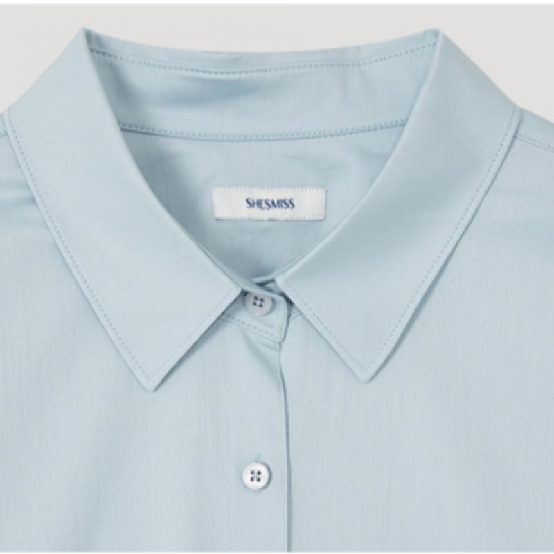 She S miSS baSic Solid CoLlar Shirt SwwStp12060 Ll
