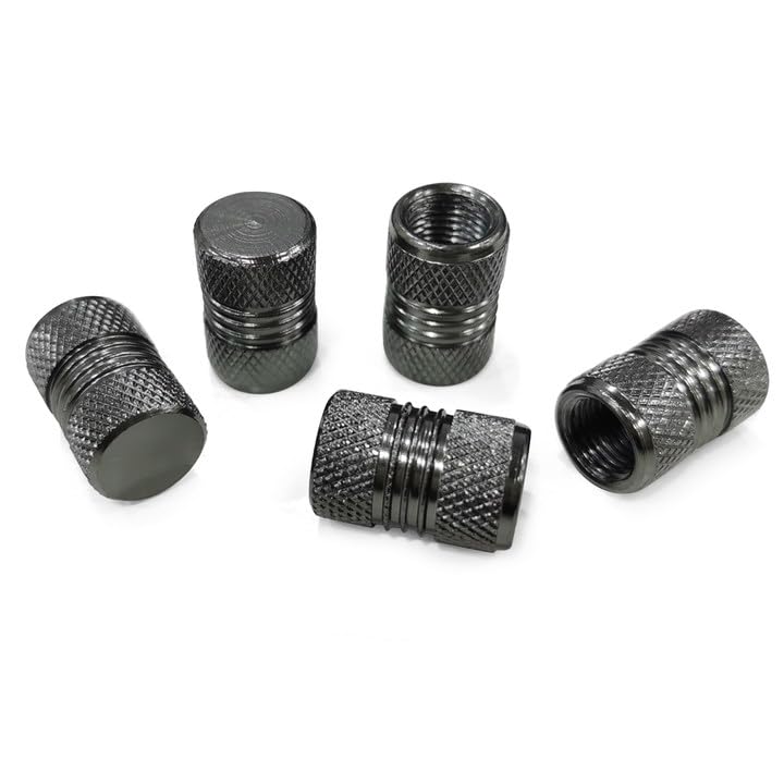 

Aicosineg Колпачок воздушного клапана шины Алюминиевый сплав (Металлический серый набор из 5 штук) Высокопрочный Легкий Алюминий Высококачественные Автозапчасти Мотоциклетный Обвес