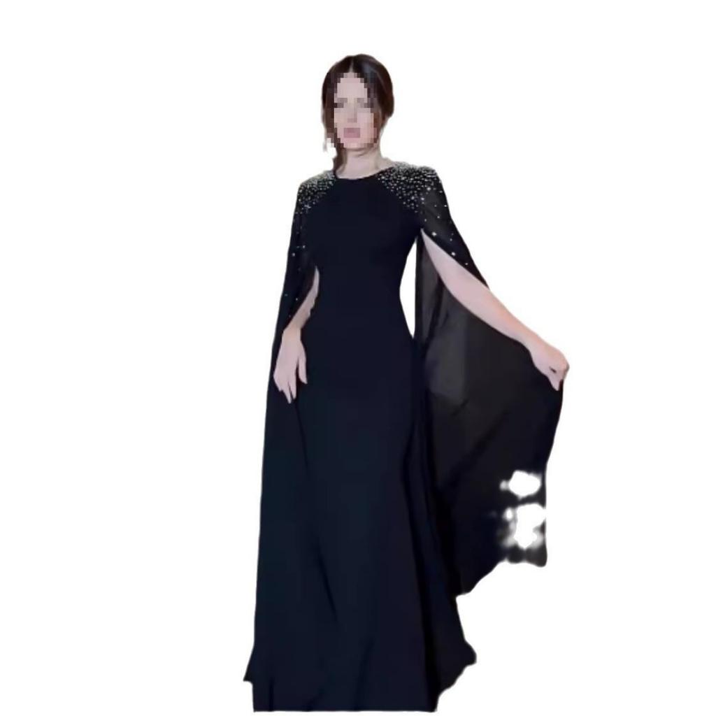Fall Winter New Hot Drilling Evening Dress, Women's Formal Party Dress for Crossborder Export