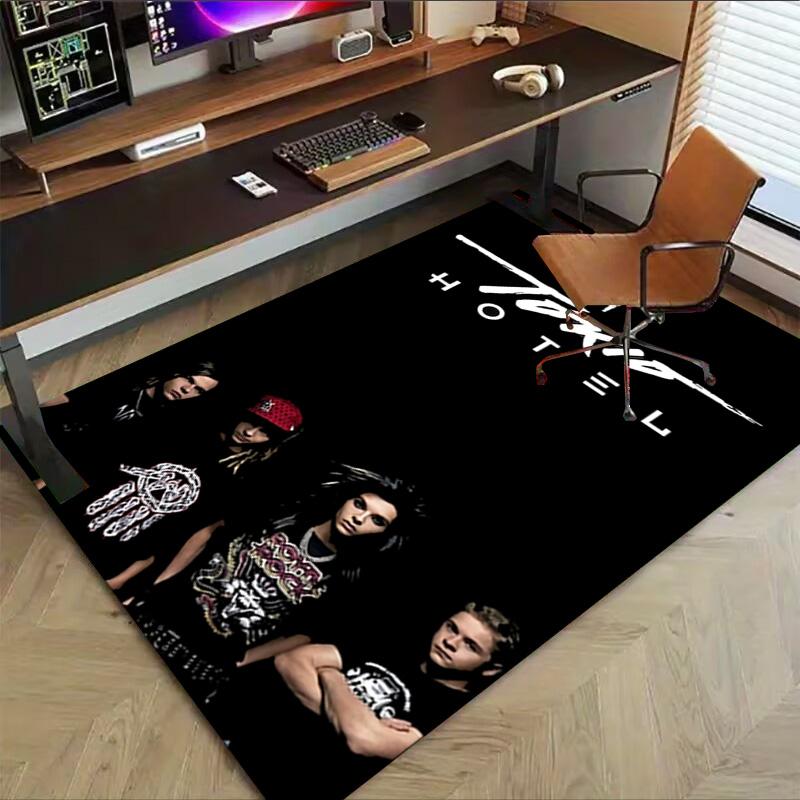 Tokio Hotel Band Carpet For Playroom Bedroom Living Room Sofa Home Decorkids Game Area Rug Nonslip Floor Mat