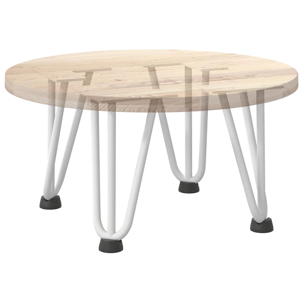 Vidaxl Nogi Do Stołu Hairpin, 4 Szt., Biale, 20 Cm, Lita Stal