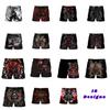 Samurai Mask Warrior Ghost Japanese Muay Thai Boxing Kickboxing Shorts 3D Print Training Unisex Men Women Fitness Gym Sport Workout Casual Streetwear