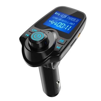T11 U Disk Tf Card Mp3 Bluetooth-Compatible Player Hans-Free Fm Transmitter Car Charger