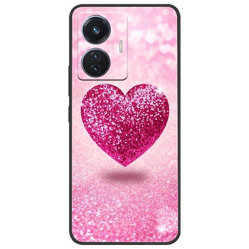 For Vivo T1 4G Y55 4G iQOO Z6 44 W V2153 Case Marble Soft Matte Silicone Back Cover For Vivo T1 44W Full Coverage Phone Shell