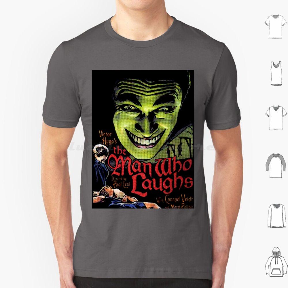 

The Man Who Laughs 1928 T Shirt Big Size 100 Cotton Film Grin Hollywood Laugh Laughs Movie Retro Silent Film Smile Hugo S
