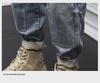 Men's Fashion Workwear Harem Jeans: Spring/Autumn Trendy Straight Loose Fit