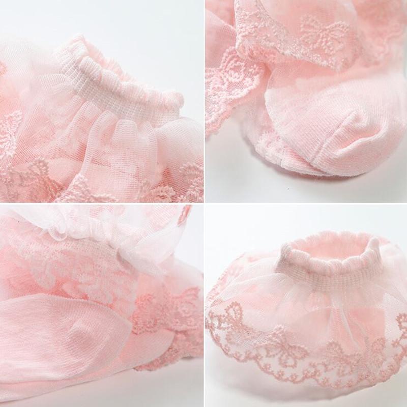 Beautiful Baby Girls Socks Summer Style Newborn Baby Socks for Girls Lace Flower Baby Girls Clothes Accessories Age for 0-5T