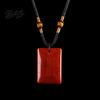 Healing Energy Stone Jewelry Natural Crystal Pendant Necklace, Necklace with Adjustable Fake Gemstone Braided Rope, Polished for Men Women