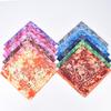 Korean Style Tie-Dye Polyester Silk Hair Band Scarf, 53cm Square, Spring/Summer Collection