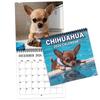 2026 Calendars Wall Dog-Themed January To December Family Planner 2026 Wall Planner for Home Bedroom School Work Apartment
