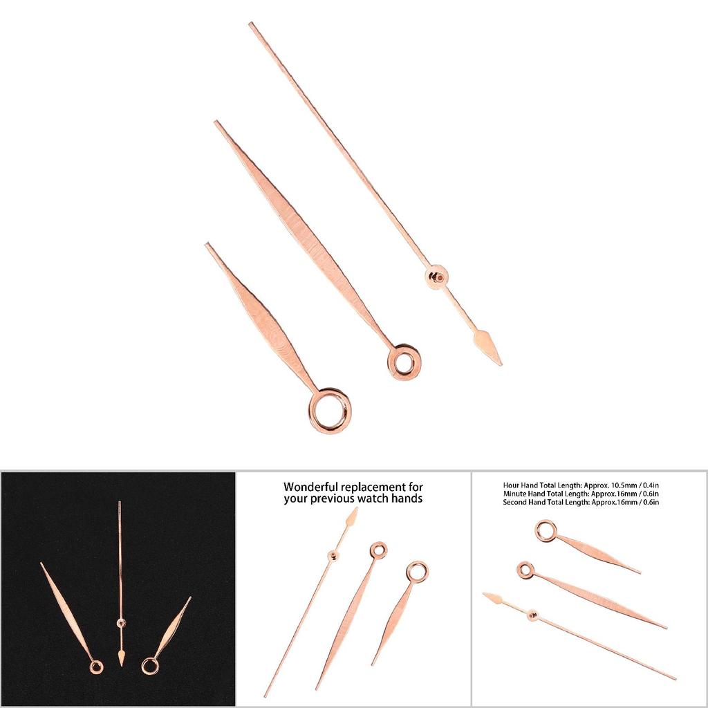 T41 Men Watch Hour Minute Second Hands Watch Needles Fit for ETA2824 Movement