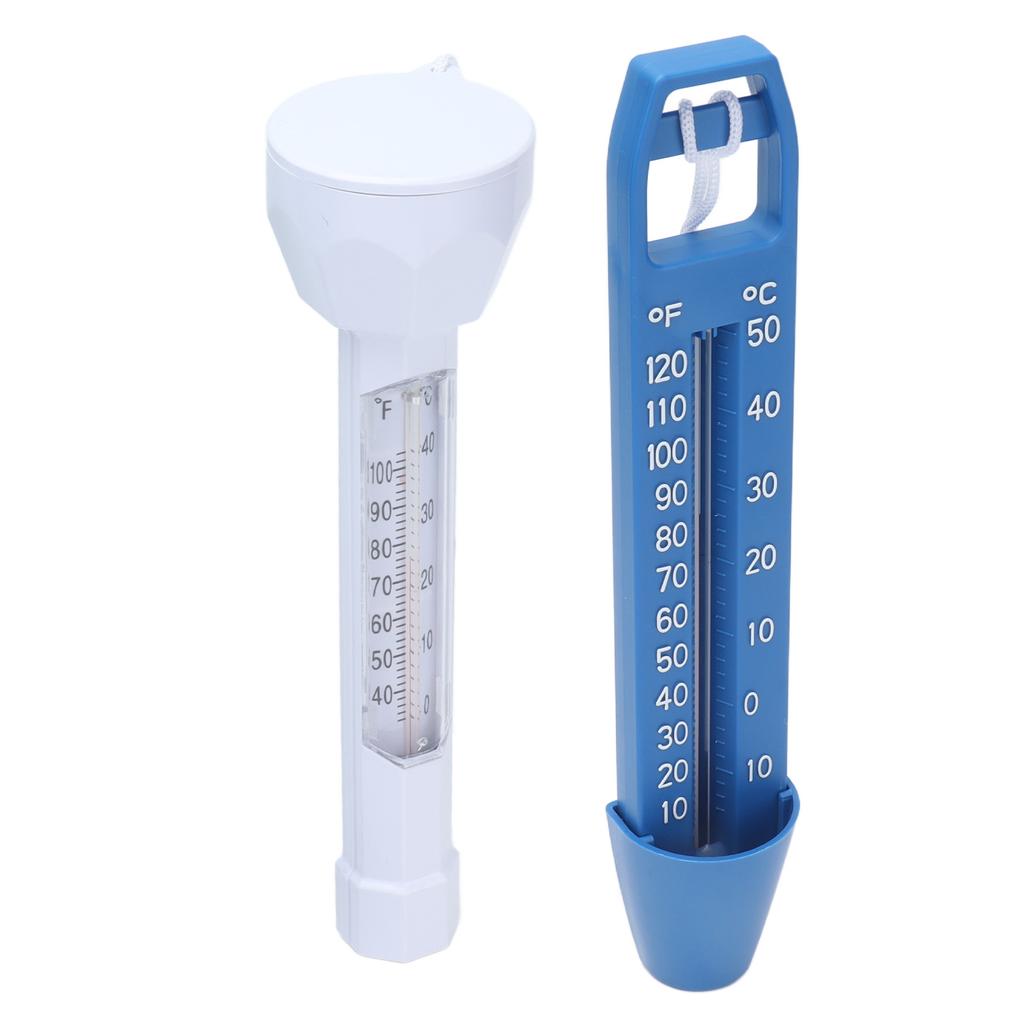 Floating Pool Thermometer Set Multi Unit Durable Waterproof Water Thermometer with Lanyard