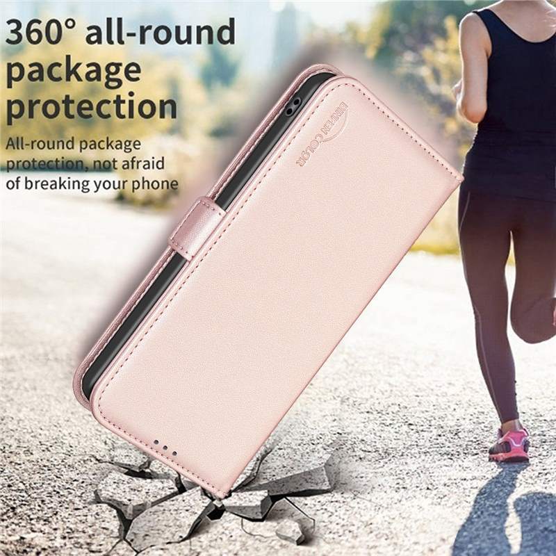 Suitable for Samsung S26 Phone Case A37 Solid Color Side Buckle Leather Texture Card Slot Wallet Protective Case A07 Cover S25