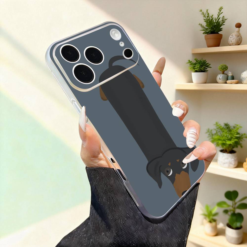 Cute Dachshund Funny For iPhone 11,12,13,14,15,16,17,Pro,Max,Plus,Mini,SE4,E Phone Case Magnetic For Magsafe Wireless