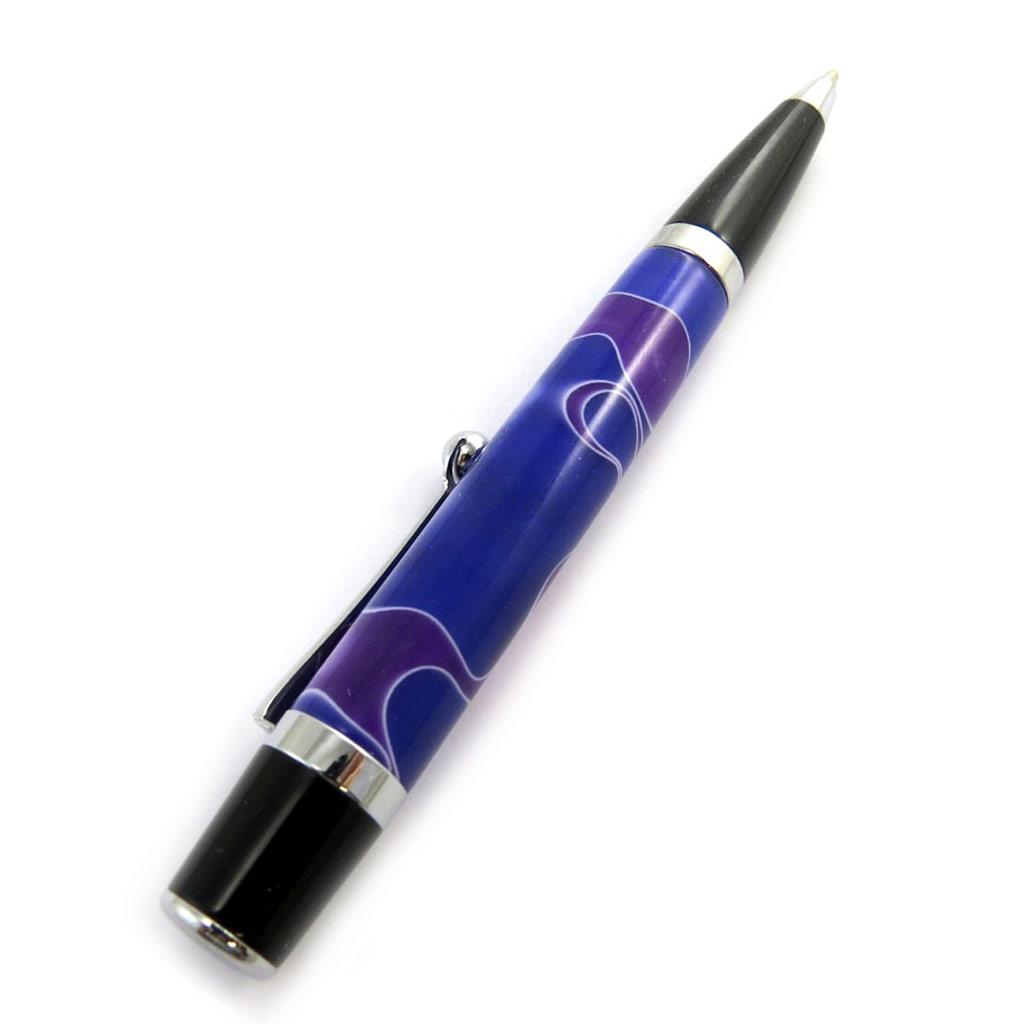 Les Trésors De Lily [M9673] - Stylo créateur 'Académie' violet noir - 105 mm