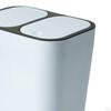 18L Trash Can Household Garbage Bin Rubbish Storage Bucket Office Wastebasket for Bedroom, Rvs,