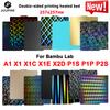 Für Bambu Lab A1 P1P P1S P2S X1 X1C X1E X2D Bauplatte 257x257mm Doppelseitiges Federstahlbett bambulab A1 PEI-Blech 3D-Drucker