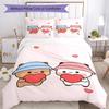 3pcs Bubu Dudu Bedding Set Duvet Cover Closure Includes 1 Duvet Cover & 2 Pillowcases, Soft and Comfortable for All Seasons.