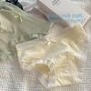 Ladies Spring and Autumn Simple Lace Pure Cotton Antibacterial Crotch Waist No Trace Briefs