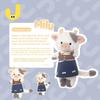 Short Plush Farm Series Stuffed Doll Bear Deer Sheep Cow Squirrel Animal Plush Toy For Gift Decor