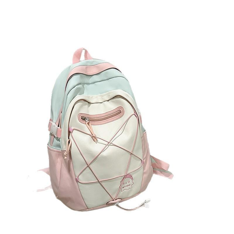 Fresh and Sweet Style Backpack for Junior and Senior High School Students Large-capacity Bag