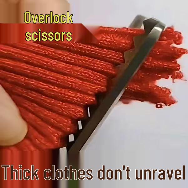 Lace Edge Locking Sewing Scissors, Tailor's Pinking Shears, Stainless Steel Fabric Scissors