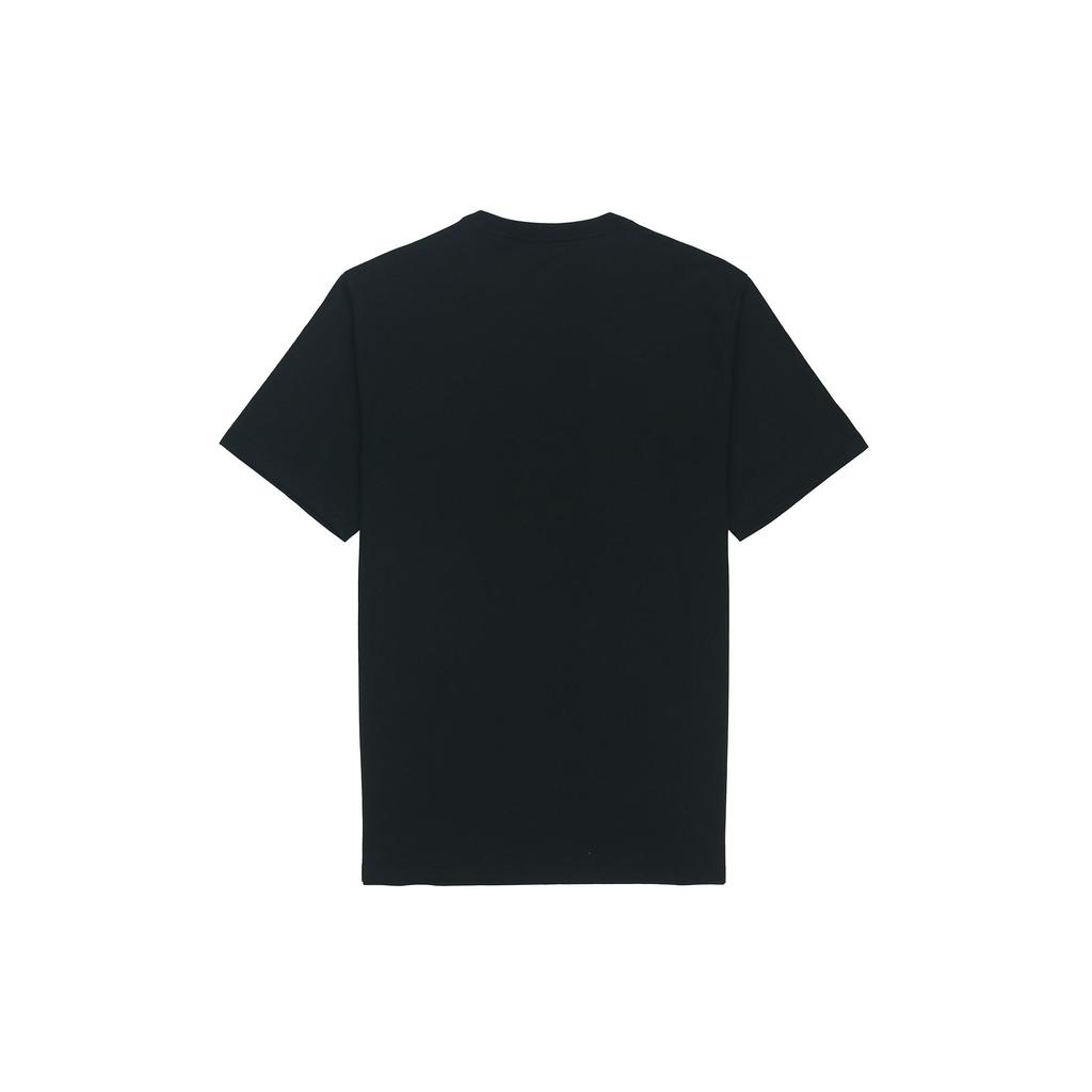 Converse T Shirts Men's Black Crew Neck Moderate Straight Fit 10019893-A01