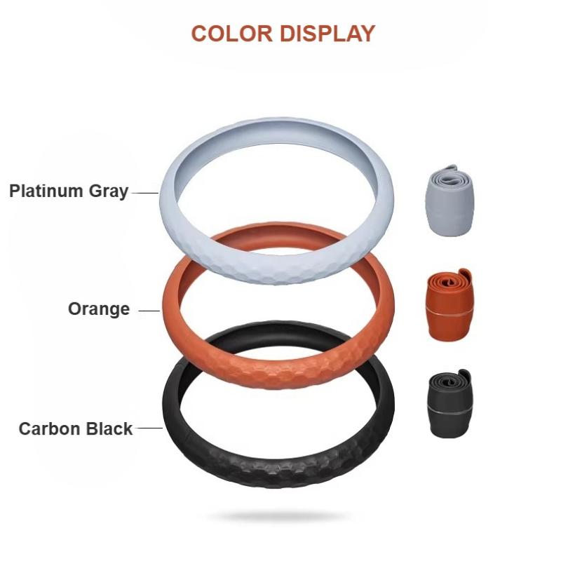 For Zeekr 001 2024-2025 Silicone Steering Wheel Cover Anti-Slip & Sweatproof Car Steering Wheel Protector