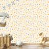 Cottagecore Flowers Wallpaper White, Cream, Light Gray and Coral 50x1000