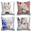 What In HELL Is Bad  Pillow Case Anti-dustmite Pillowcase Invisible Zipper Silky Short Plush Sofa Cushion Cover
