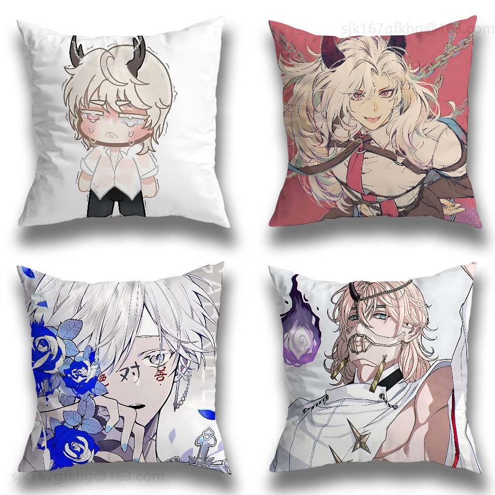 What In HELL Is Bad  Pillow Case Anti-dustmite Pillowcase Invisible Zipper Silky Short Plush Sofa Cushion Cover