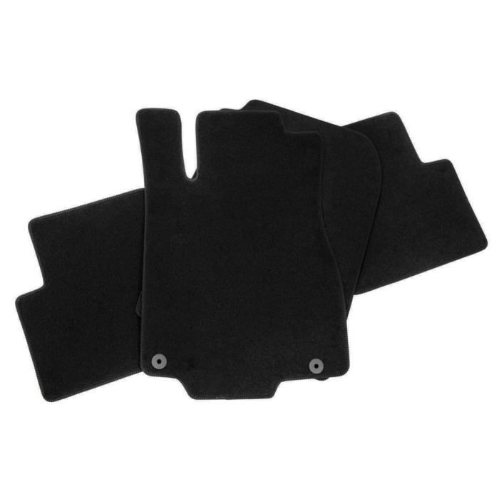 Tapis de sol - Honda - CRV 2012-2016 - 4 pièces - Velours imperméable - Antidérapant