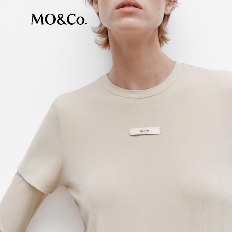 MO&Co. Women's Round Neck Knit Top