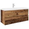 Bathroom Vanity Unit with Built in Basin and Faucet