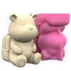 Bear Backpack Shape Mold Pen Holder Silicone Molds Durable Epoxy Resin Moulds