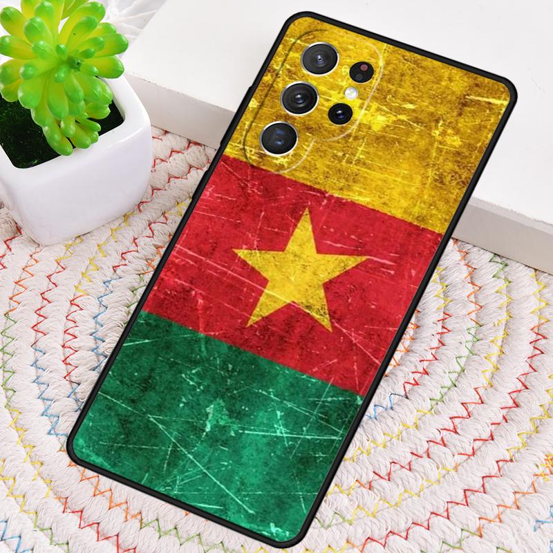 Republic of Cameroon Flag Phone Case For Samsung Galaxy note 10 pro S26 S25 S24 S23 S22 Ultra Plus S21 FE S20 Shockproof Cover