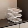 Suporte de Arquivos Transparente Multicamadas A4 - Organizador de Mesa para Uso no Escritório e Estudantil