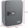 Key Cabinet, Enhanced Security with Combination Lock, Robust Construction for Homes and Businesses