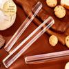 Transparent Acrylic Rolling Pin Food-Grade Baking Stick Solid Rod Clear Dough Roller  Pastry